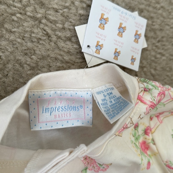 First Impressions 2 piece floral outfit NWT 6-9 months - Picture 2 of 7